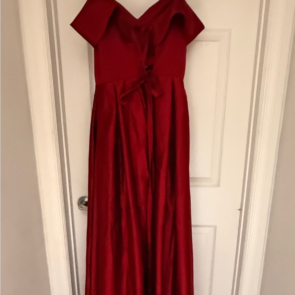 Elegant Red Evening Gown